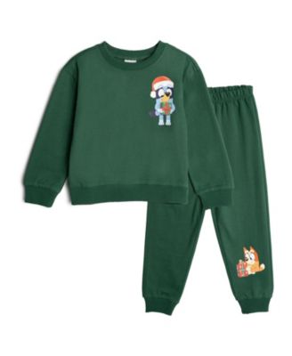 Toddler Boys (2T-5T) Piece Fleece Sweatshirt and Pants Set