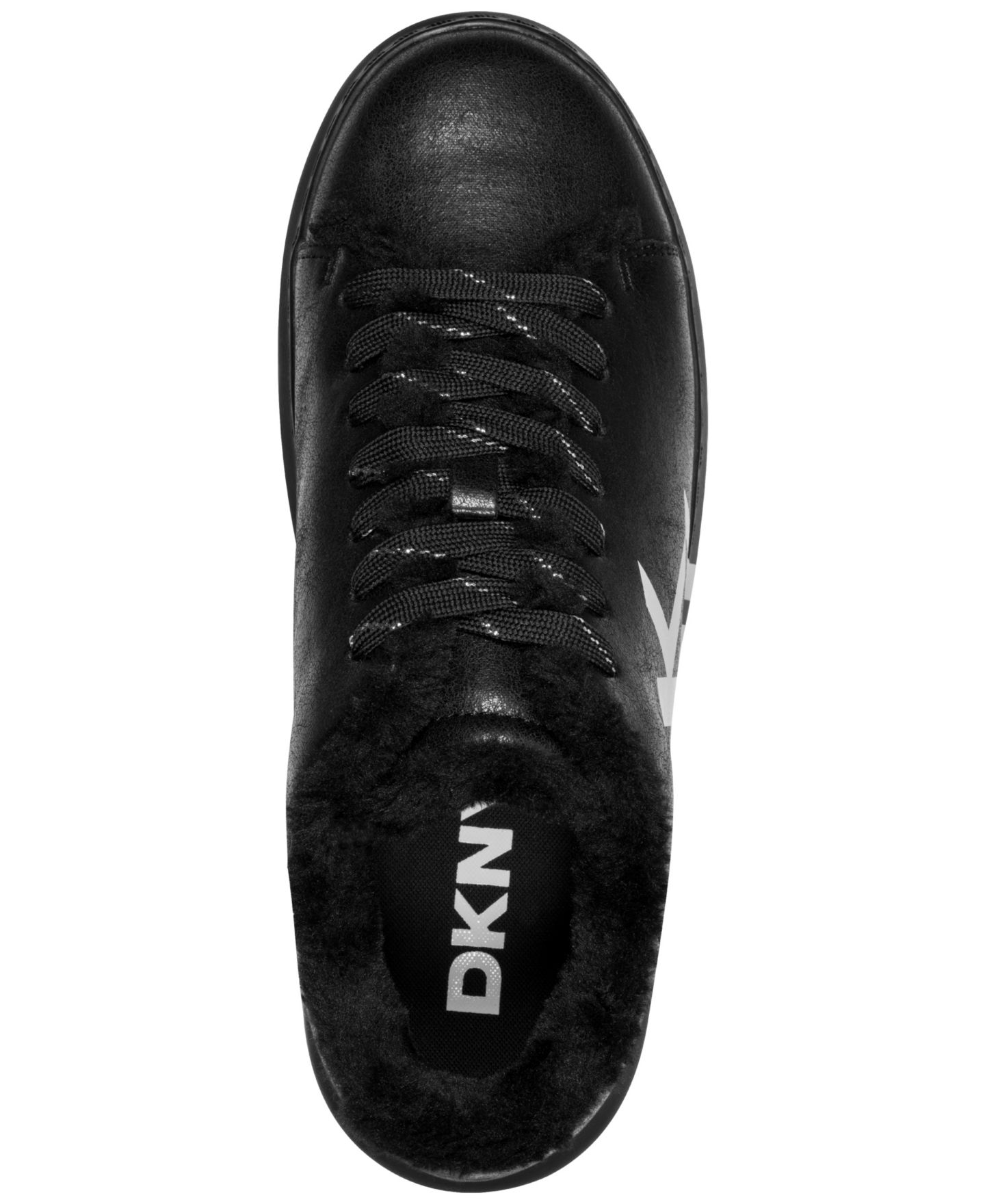 Женские кроссовки DKNY Keira Lace-Up, цвет: Чёрный — фото 4