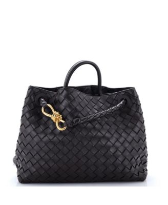 Medium Andiamo Top Handle Bag Intrecciato Nappa