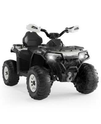  Electric Kids ATV 4-Wheeler Ride-On Car for Ages 3-8 - Dual Motors, Remote Control, LED Headlights, Music Player, Urgent Brake