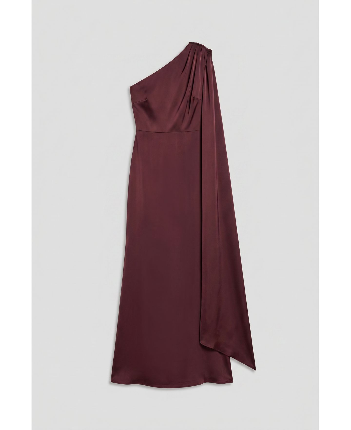 Женское платье Coast One Shoulder Maxi, цвет: Тёмно-коричневый — фото 6