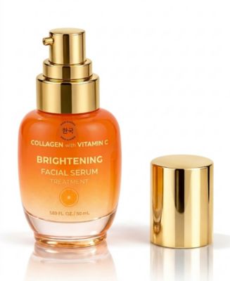 Collagen + Vitamin C Brightening Facial Serum - Korean Skincare Radiance Treatment