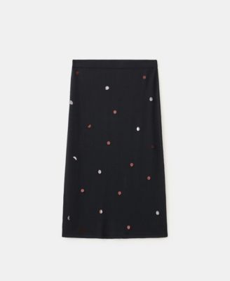 Women's Fine-Knit Sequined Skirt