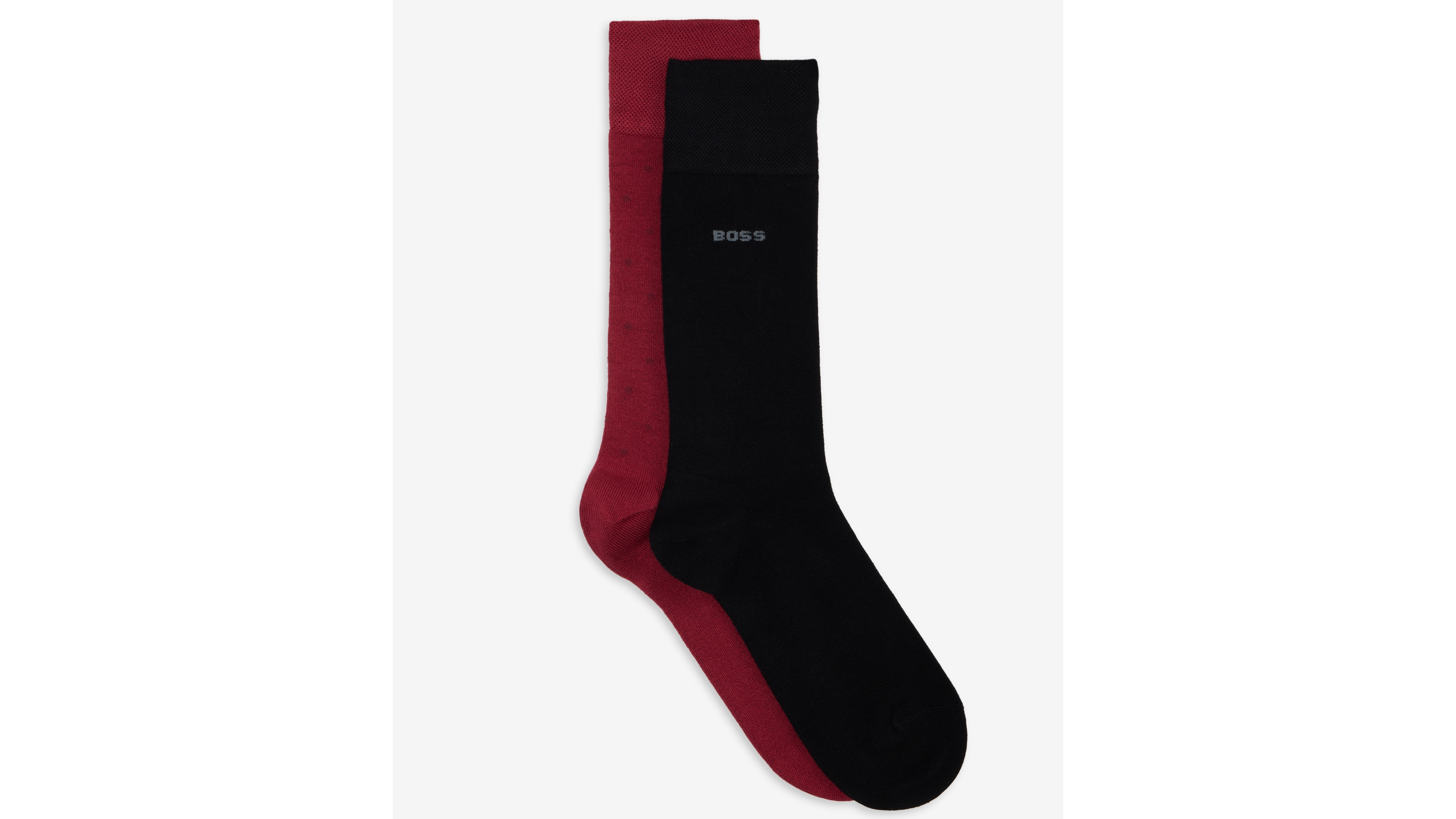 Hugo Boss Men's Solid Viscose from Bamboo Crew Socks, 2-Pack