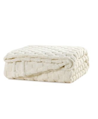 Jacquard Sherpa Blanket, Full/Queen