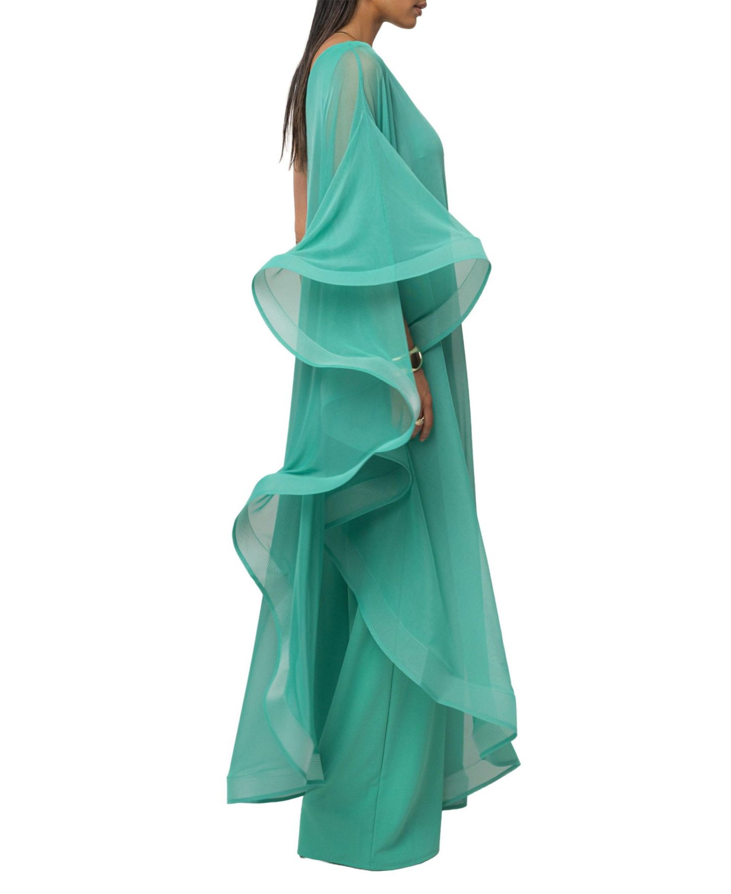 Женский комбинезон JLUXLABEL New Waves Jumpsuit, цвет: Зелёный — фото 4