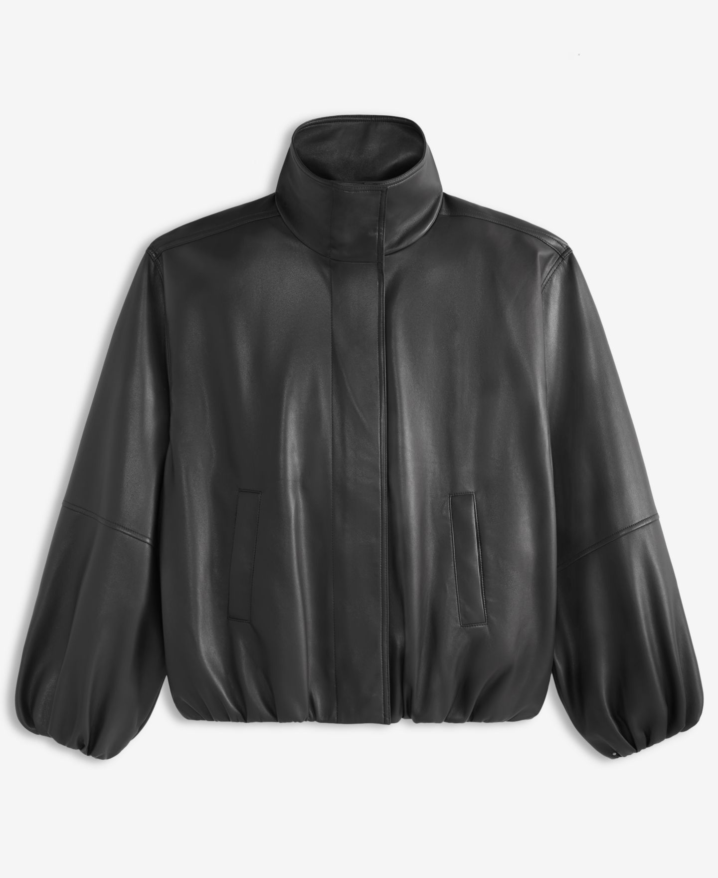 Женская куртка I.N.C. International Concepts Petite Zip-Up Bomber, цвет: Глубокий чёрный — фото 6