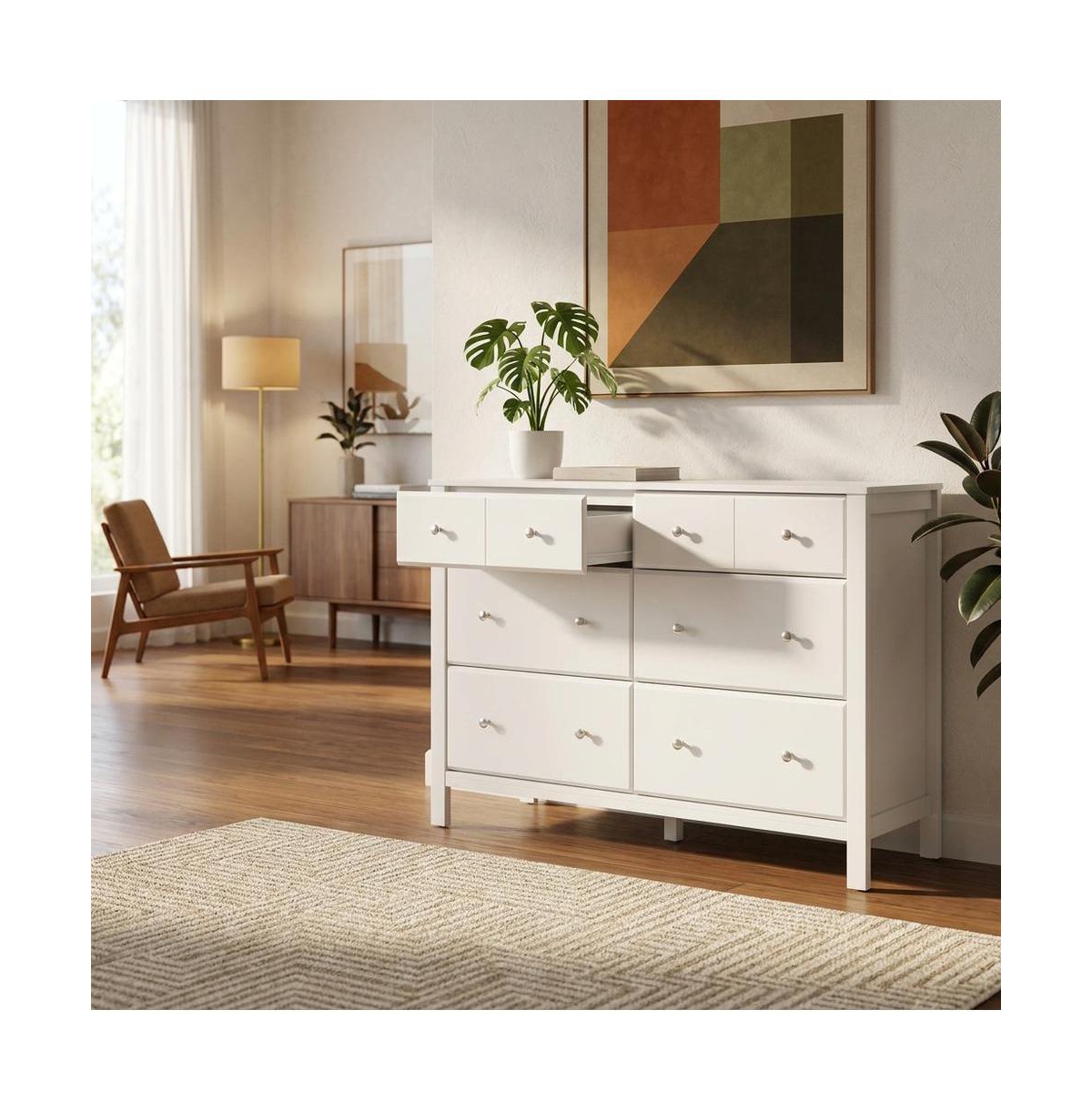 Storkcraft Horizon 6 Drawer Dresser (White)
