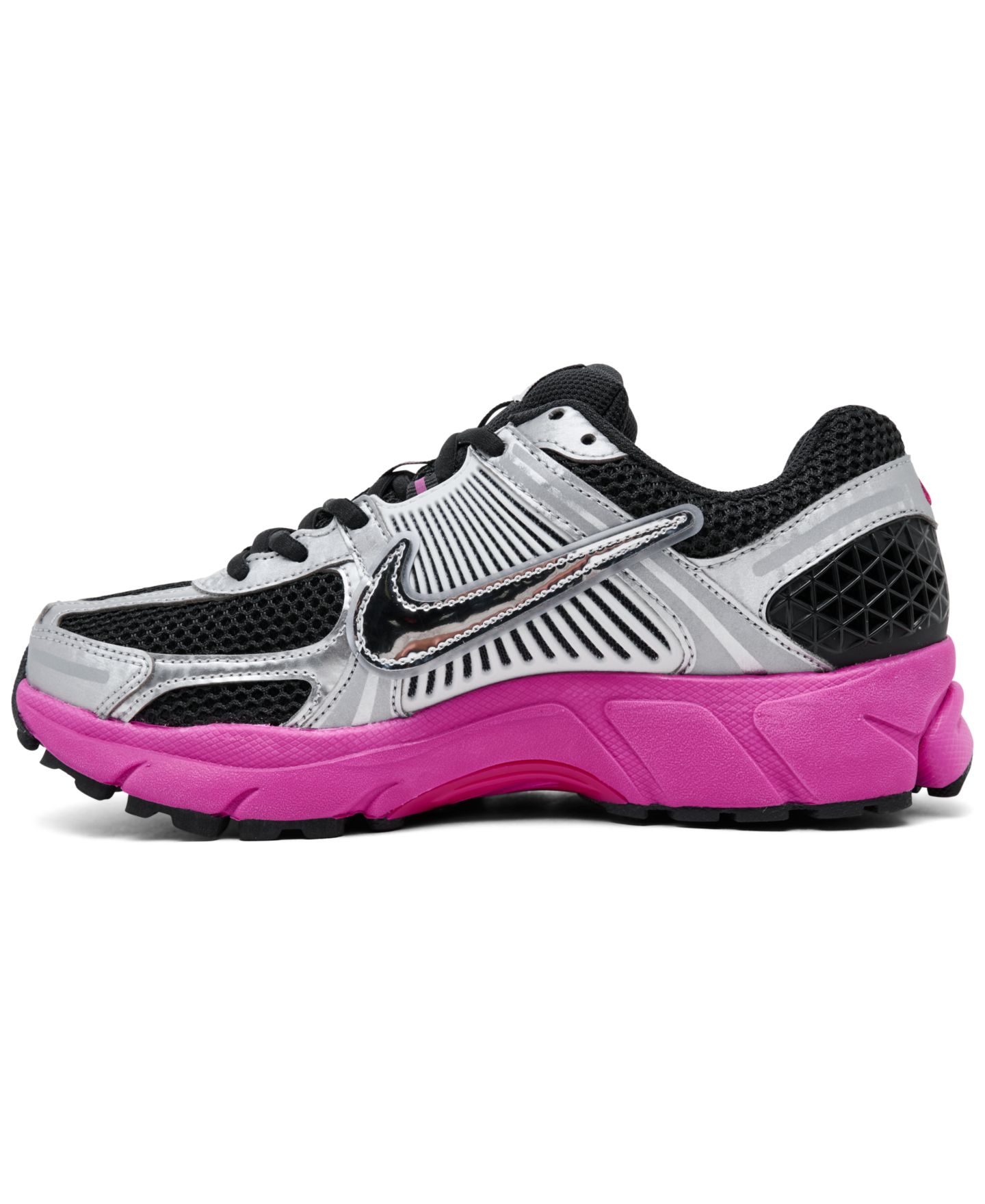Женские кроссовки Nike Zoom Vomero 5, цвет: Чёрный / Розовый — фото 3