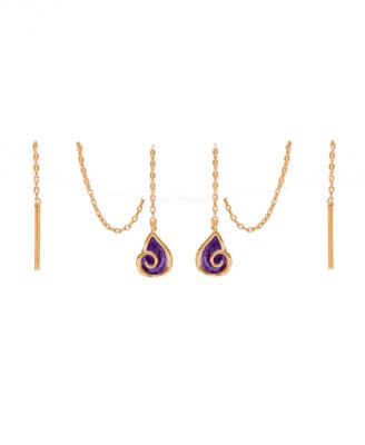 Crystal Disney Ursula Threader Earrings
