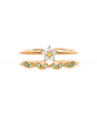 Crystal Fresh Picked Adjustable Ring