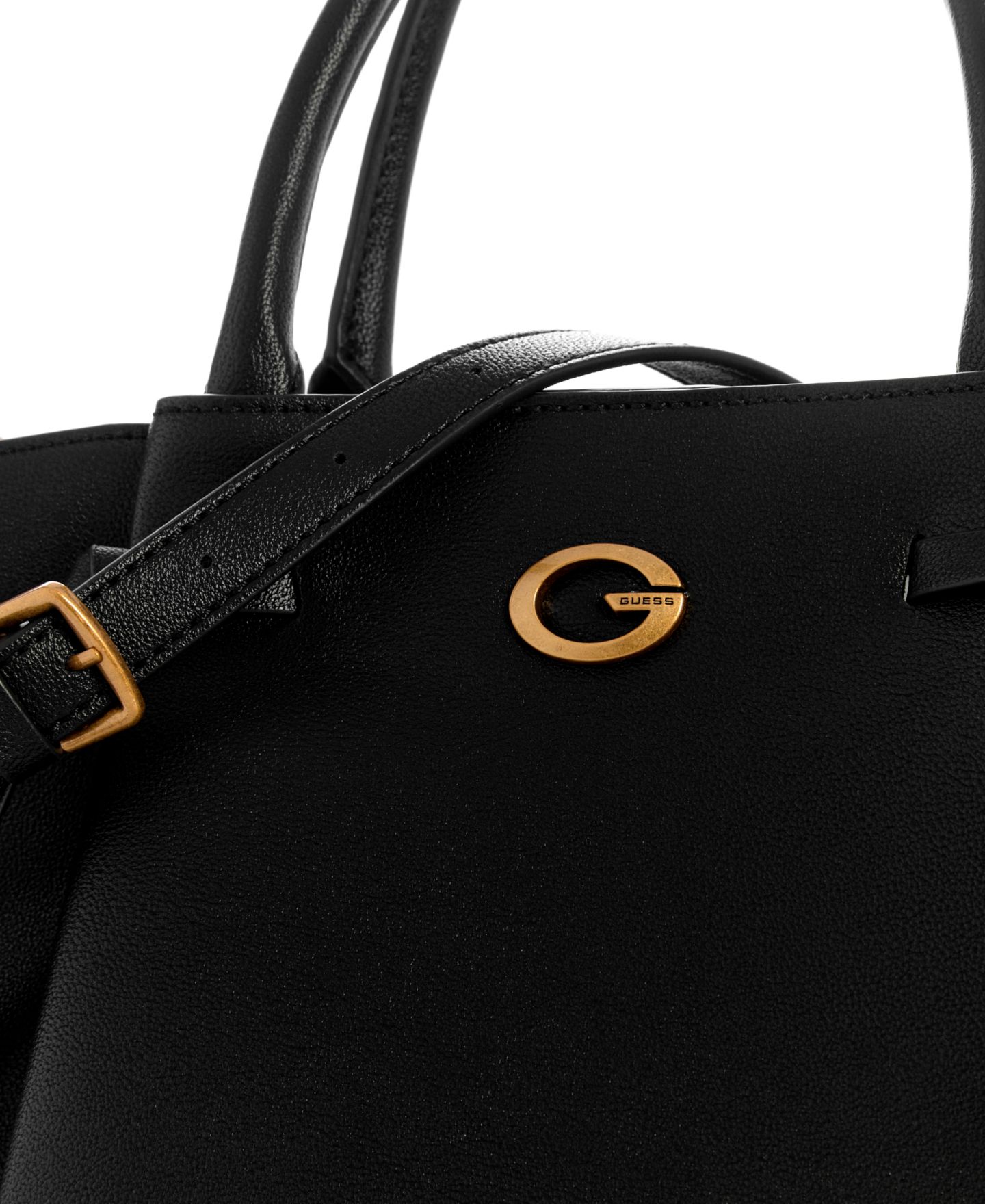 Женская сумка GUESS Allegra Girlfriend Extra-Large Satchel Handbag, цвет: Чёрный — фото 4