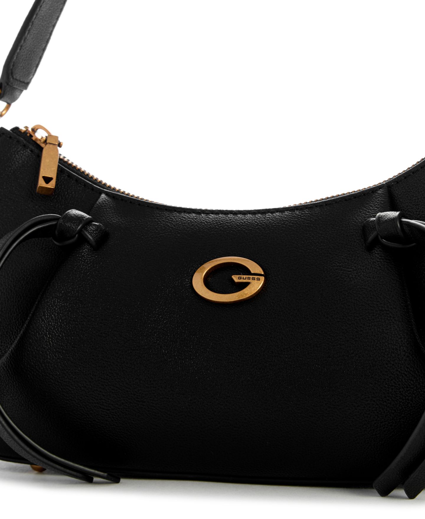 Женская сумка GUESS Allegra Large Shoulder Handbag, цвет: Чёрный — фото 4