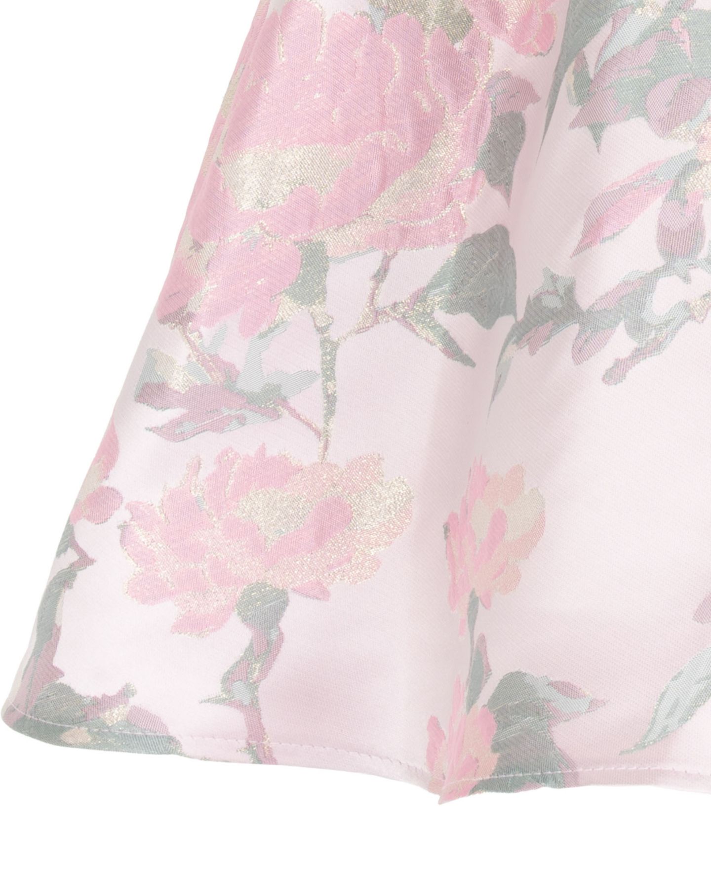 Платье Rare Editions Brocade Bow Shoulder Dress для девочек, цвет: Розовато-лиловый — фото 7