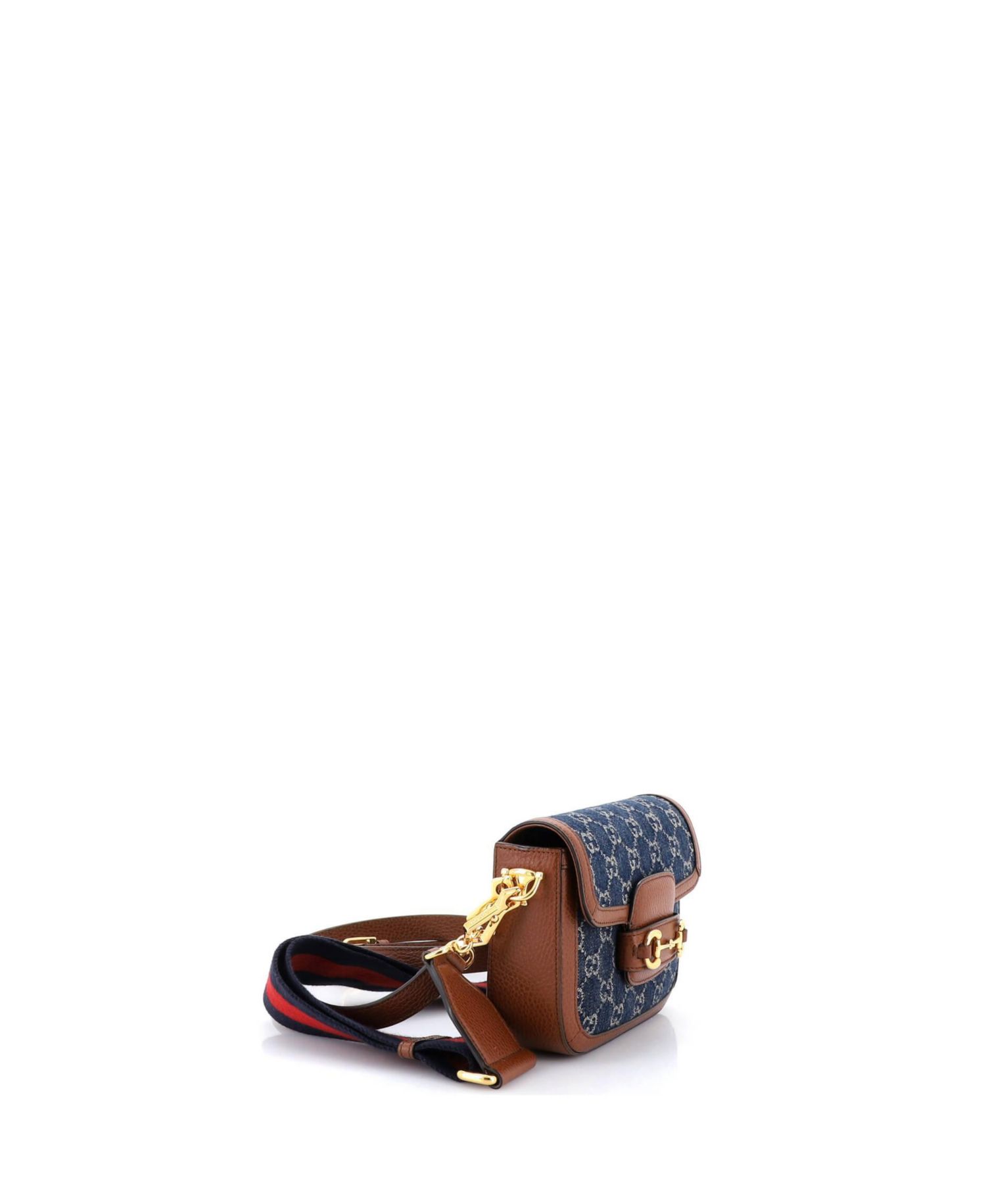 Mini Horsebit 1955 Shoulder Bag GG Denim