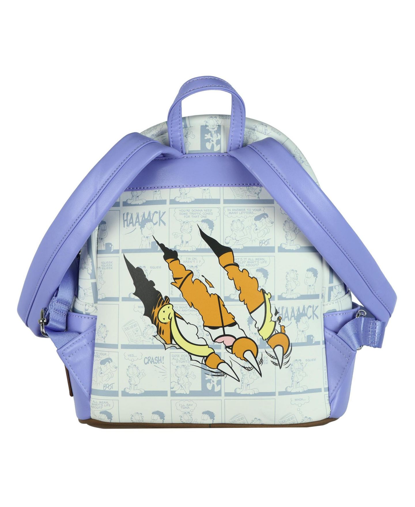 Рюкзак Garfield The Cat 11 Inch Mini Odie and Jon Faux Leather Small Bag Purse, цвет: Белый — фото 3