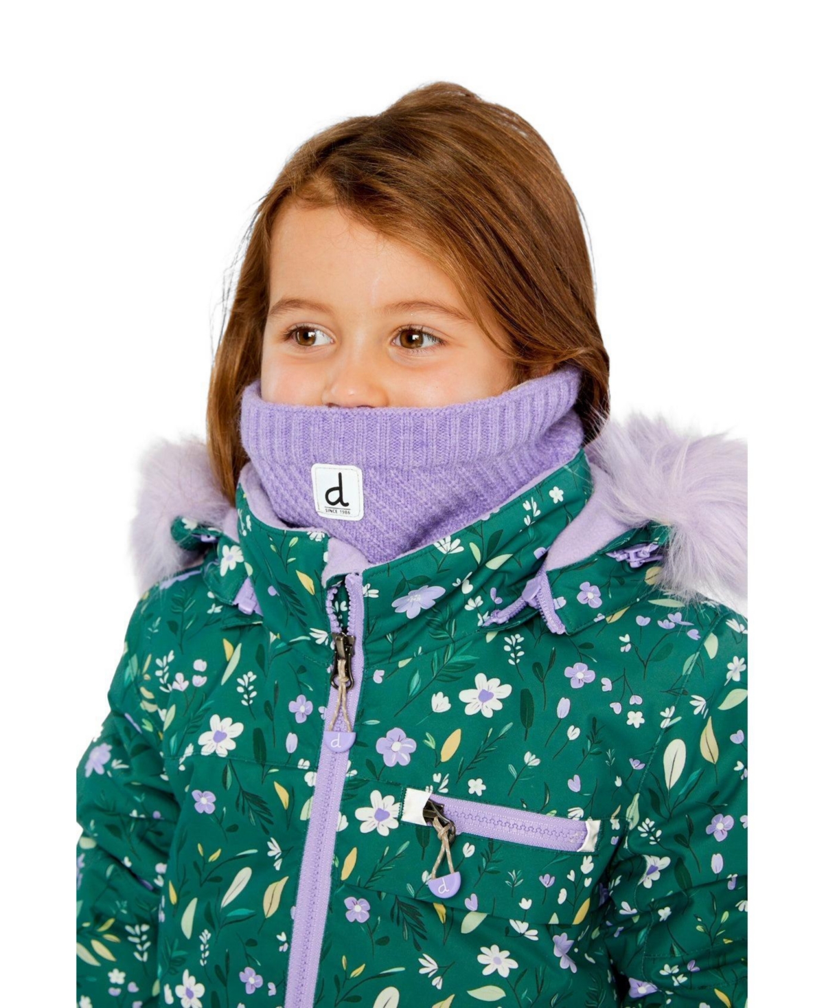 Deux par Deux Toddler Girl 2-4 Years Winter Knit Neckwarmer