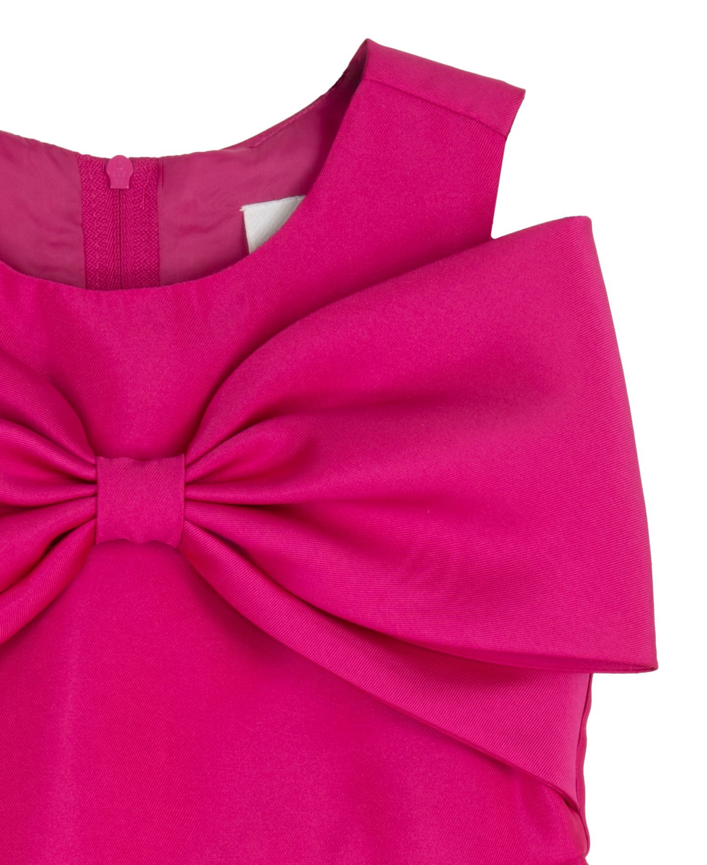 Платье Rare Editions Mikado Bow Bodice Pleated Dress для девочек, цвет: Ягодный — фото 6