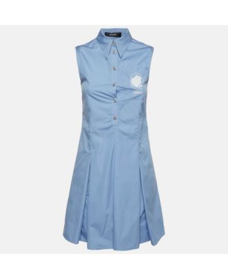 Women's Cotton Pleated Sleeveless Dress