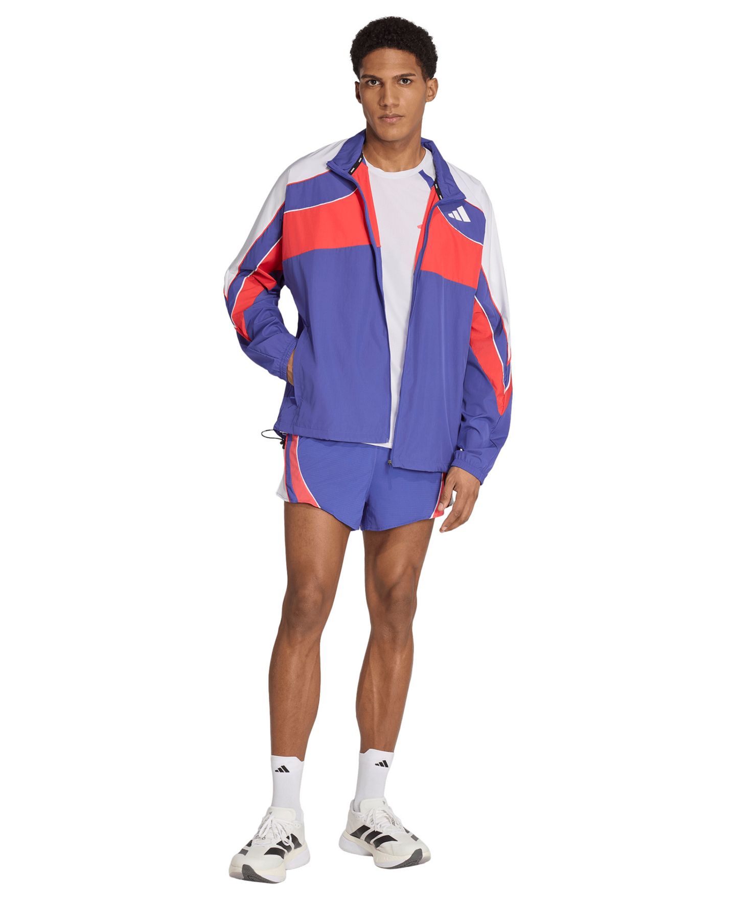 Мужские шорты adidas Adizero Archive Running, цвет: Индиго — фото 2