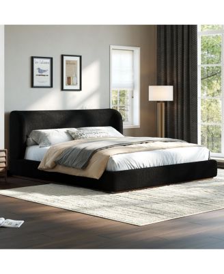 Low-Profile Upholstered Platform Bed