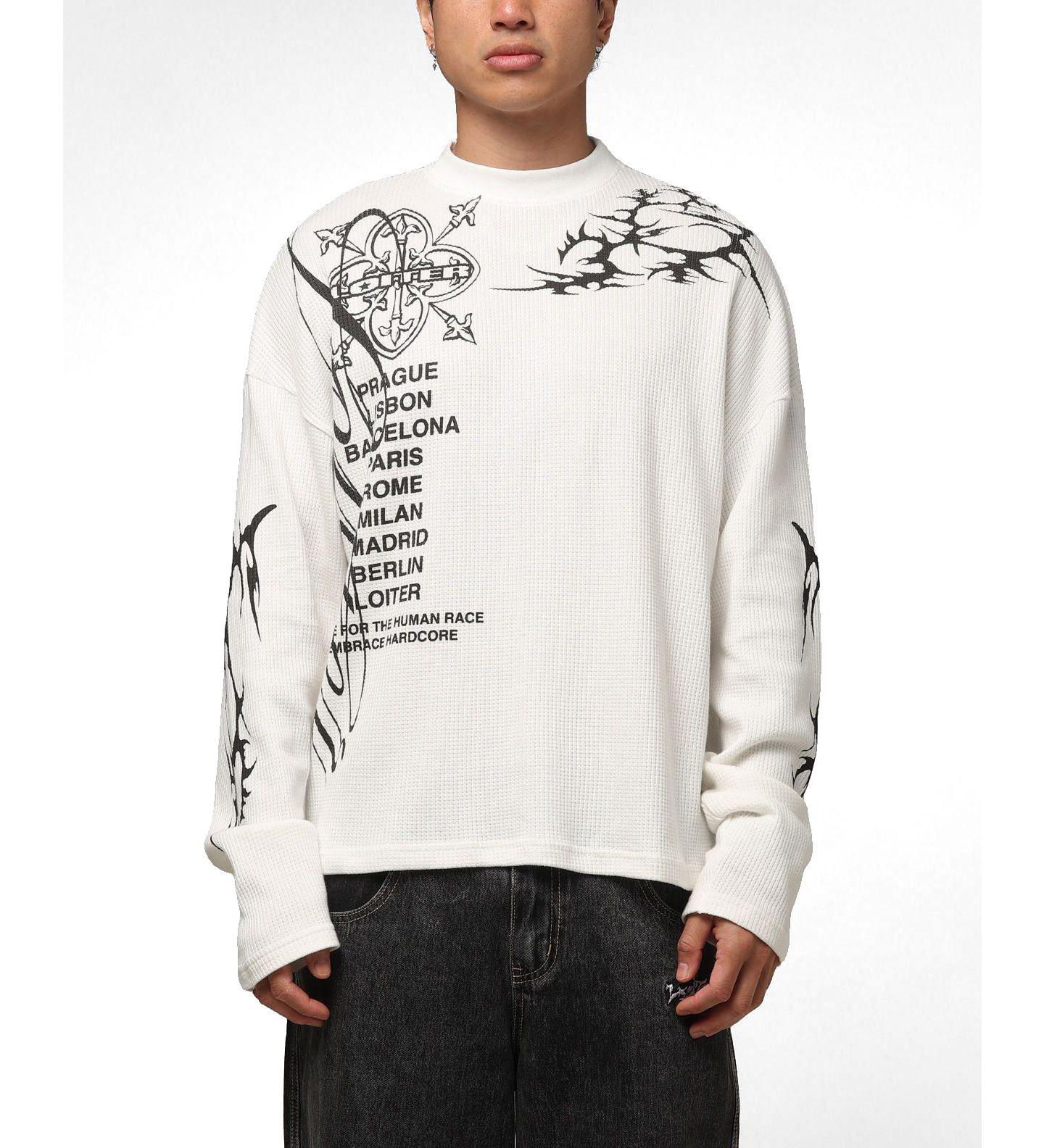 Мужская футболка Loiter Cyber Thermal Long Sleeve, цвет: Белый — фото 1