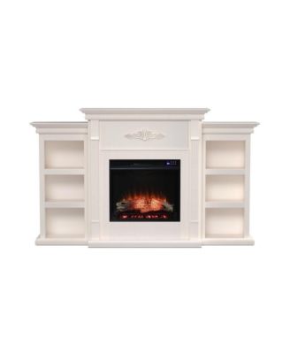 Tennyson Electric Bookcase Fireplace