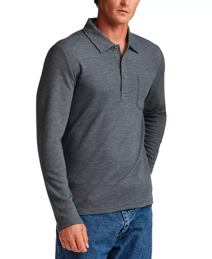 Men's Stretch Waffle Polo Shirt - thumbnail 8