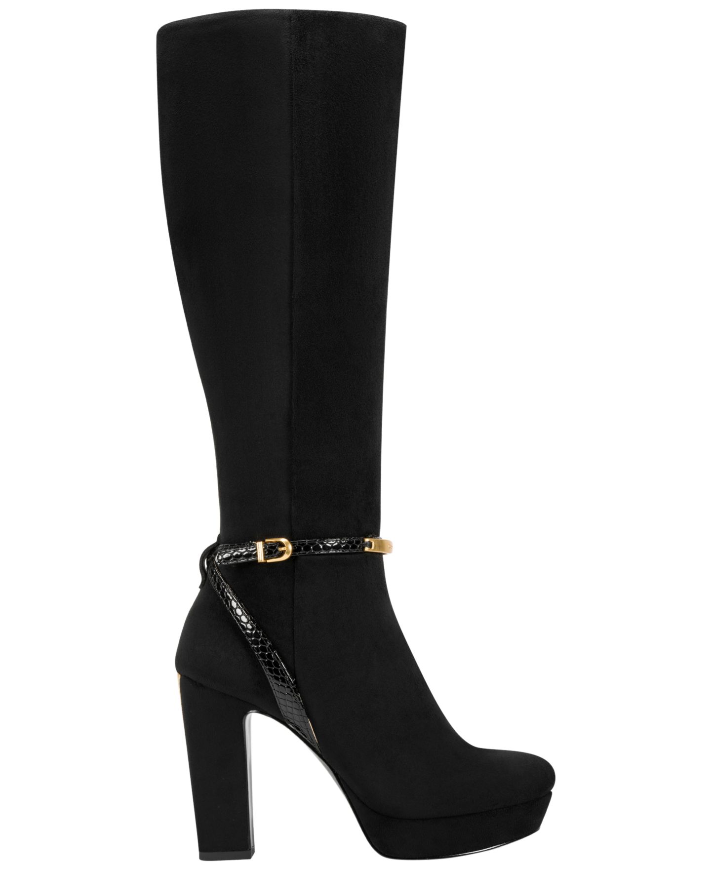 Женские ботинки Donna Karan New York Sparrow Platform, цвет: Чёрный — фото 2