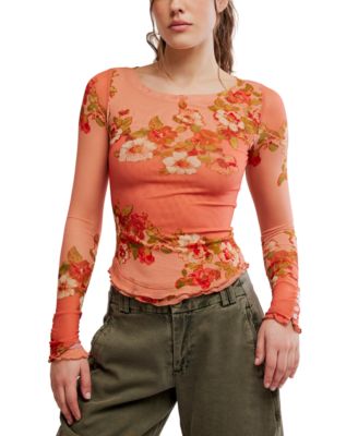 Women's Lilly Printed Long-Sleeve Top