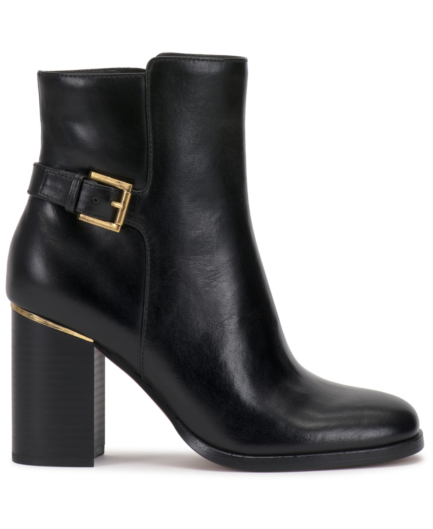 Женские ботинки Vince Camuto Melvani Buckle Dress Booties, цвет: Чёрный кожаный — фото 2