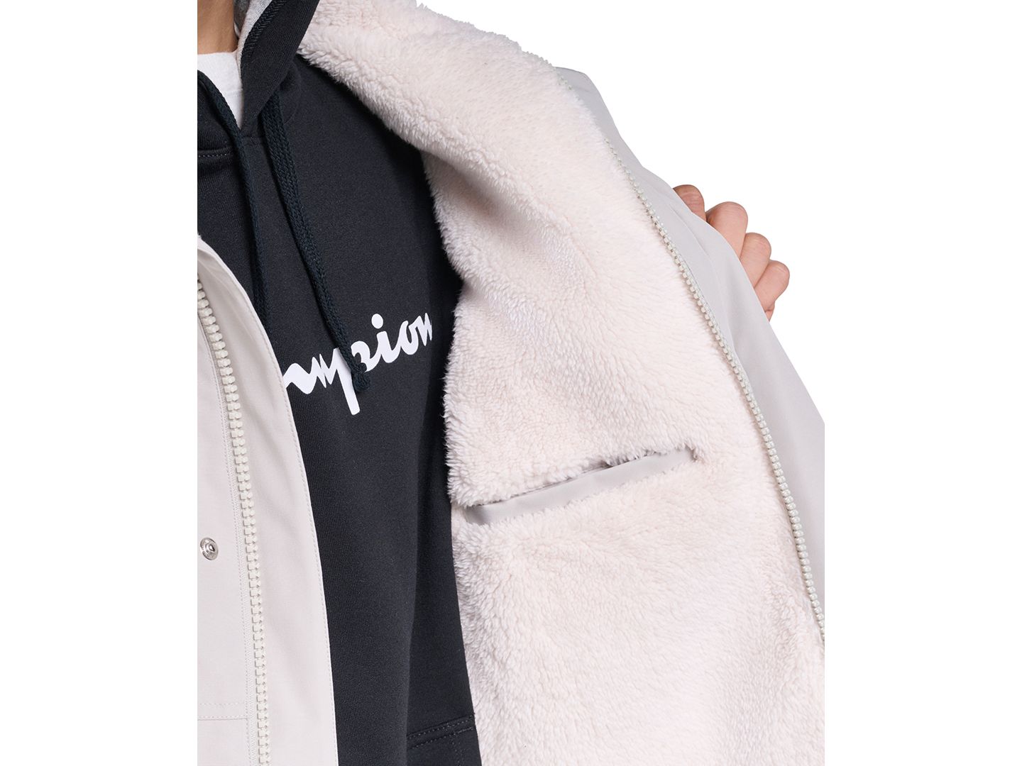 Мужская куртка Champion Ski Relaxed-Fit Hooded, цвет: Ледяной — фото 4