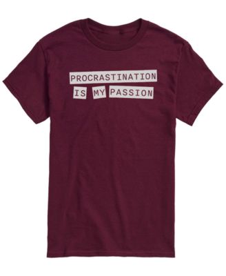 Men's Procrastination Is My Passion Short-Sleeve Graphic T-Shirt