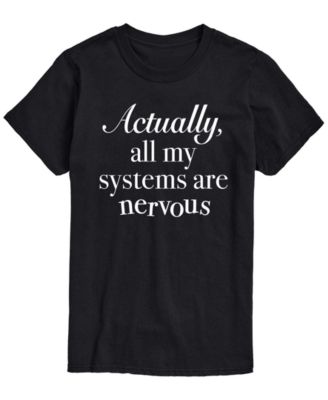 Men's All Systems Nervous Short-Sleeve Graphic T-Shirt
