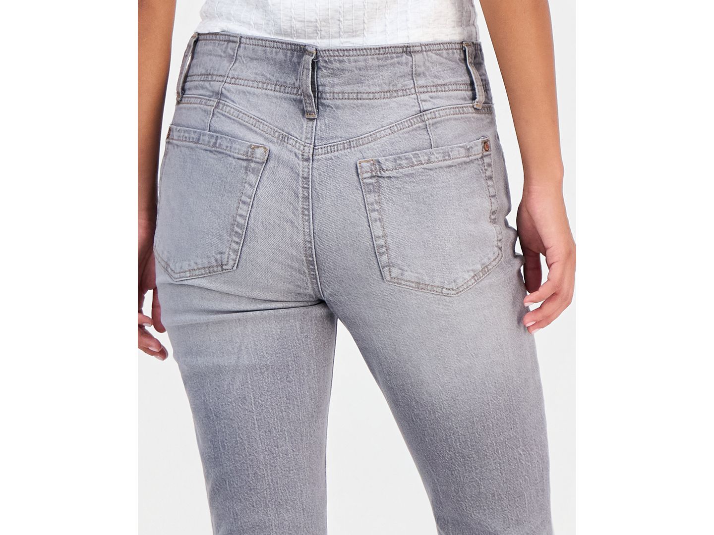 Женские джинсы Celebrity Pink Juniors' Mid-Rise Retro Bootcut, цвет: Oriska — фото 9