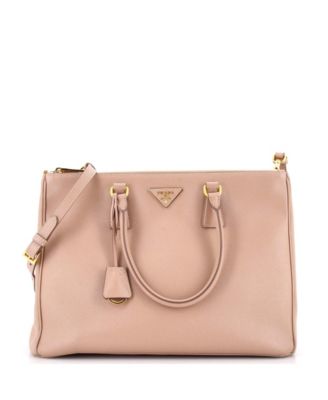 Large Galleria Double Zip Tote Saffiano Leather