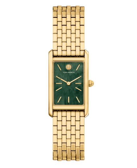 Женские часы Tory Burch Slim Eleanor Gold-Tone Bracelet Watch 20mm