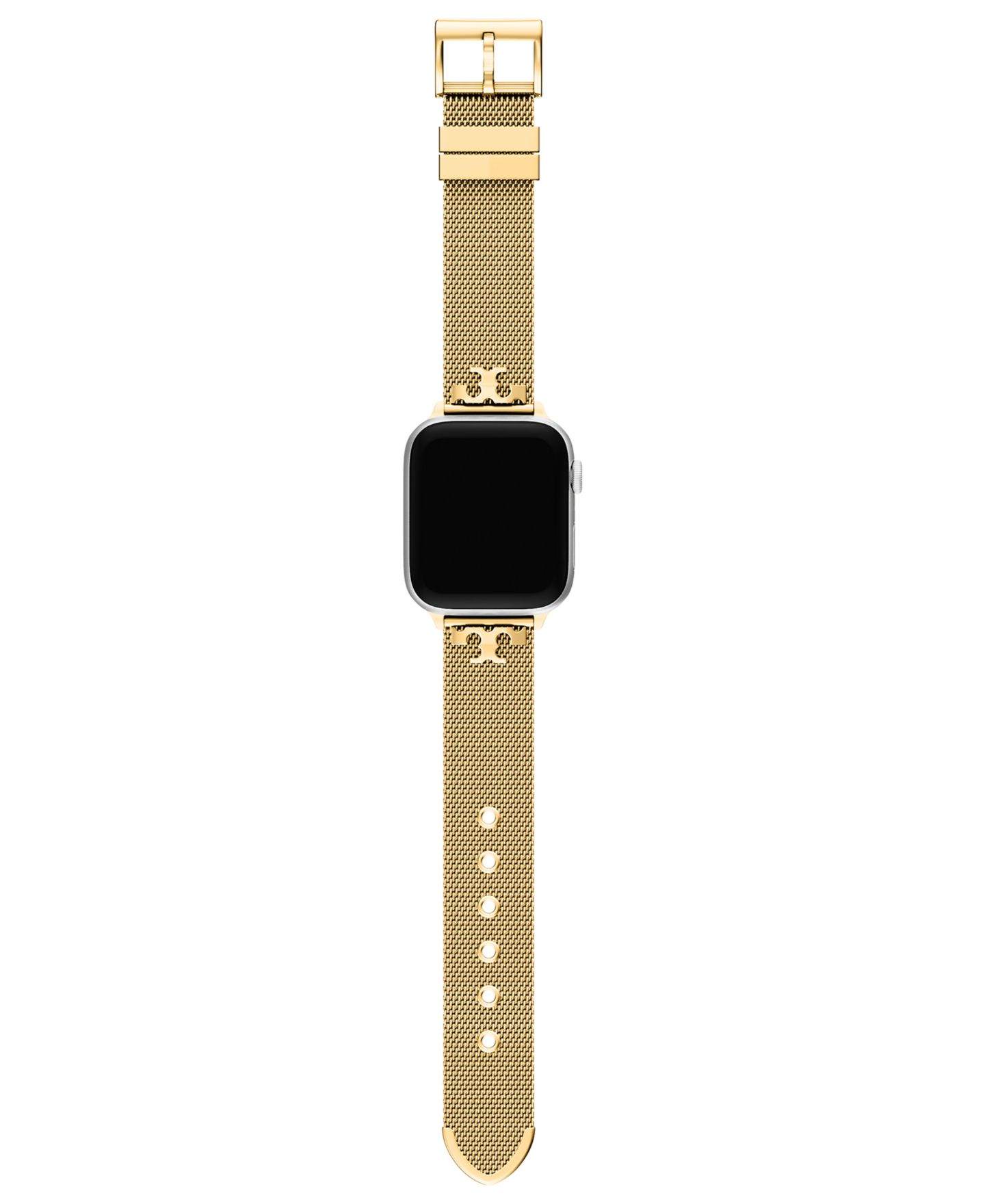Женский ремешок для часов Tory Burch Gold Stainless Steel Kira Band for Apple Watch — фото 1