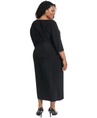macy's black dress plus size Body-Con Dresses dressed wedding guest Overflow Dress Sewing Pattern PDF, Sleeve Length:32-33
