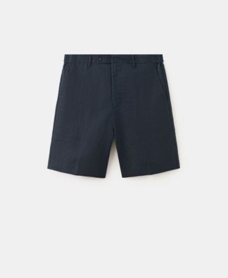 Men's Linen 8.54" Bermuda Shorts
