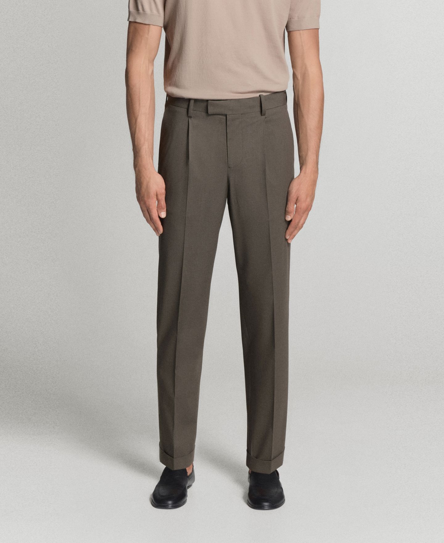 Мужские брюки MANGO Boston Regular-Fit Suit, цвет: Средний коричневый — фото 2