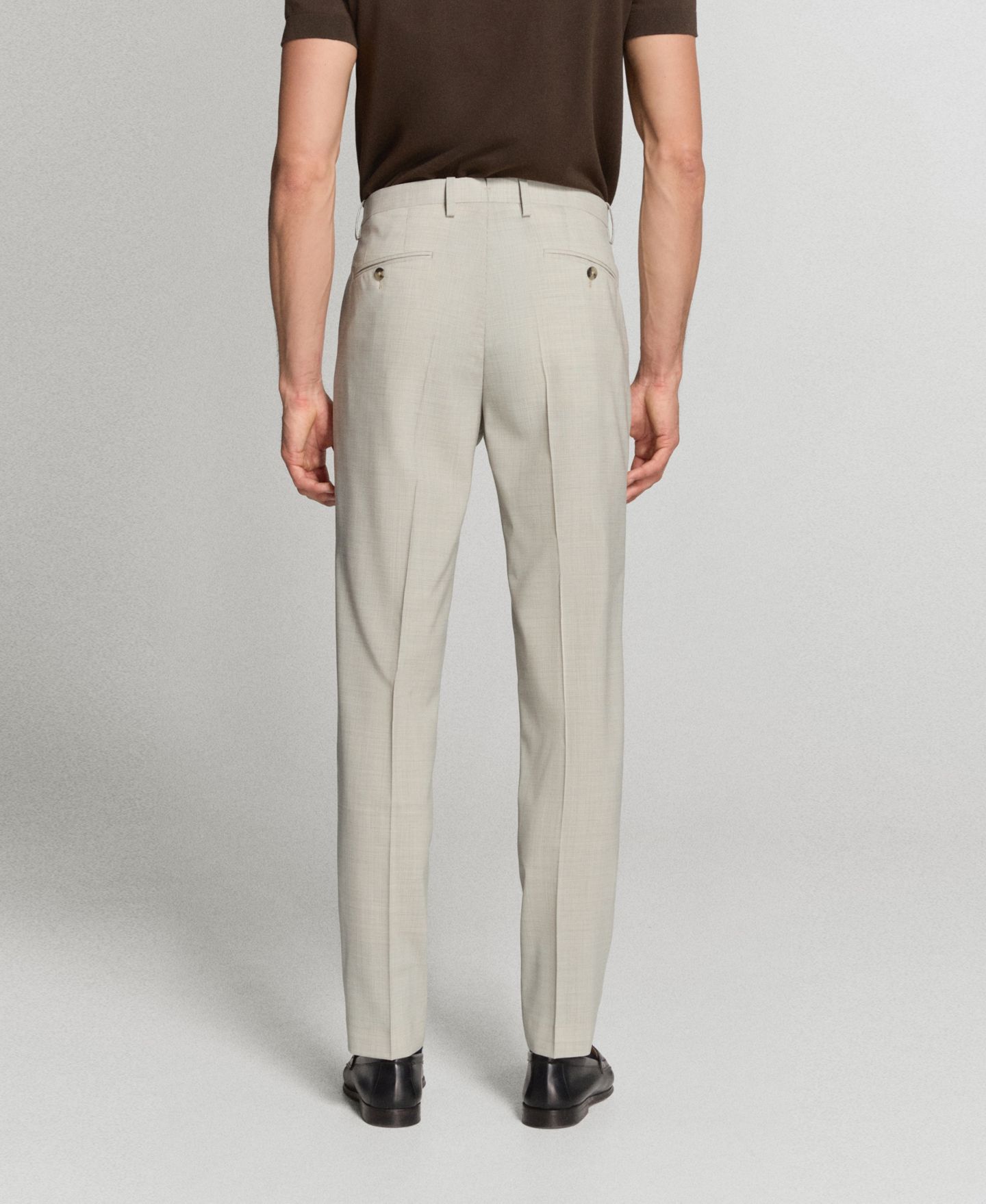 Мужские брюки MANGO Turin Wool Suit, цвет: Бежевый — фото 2