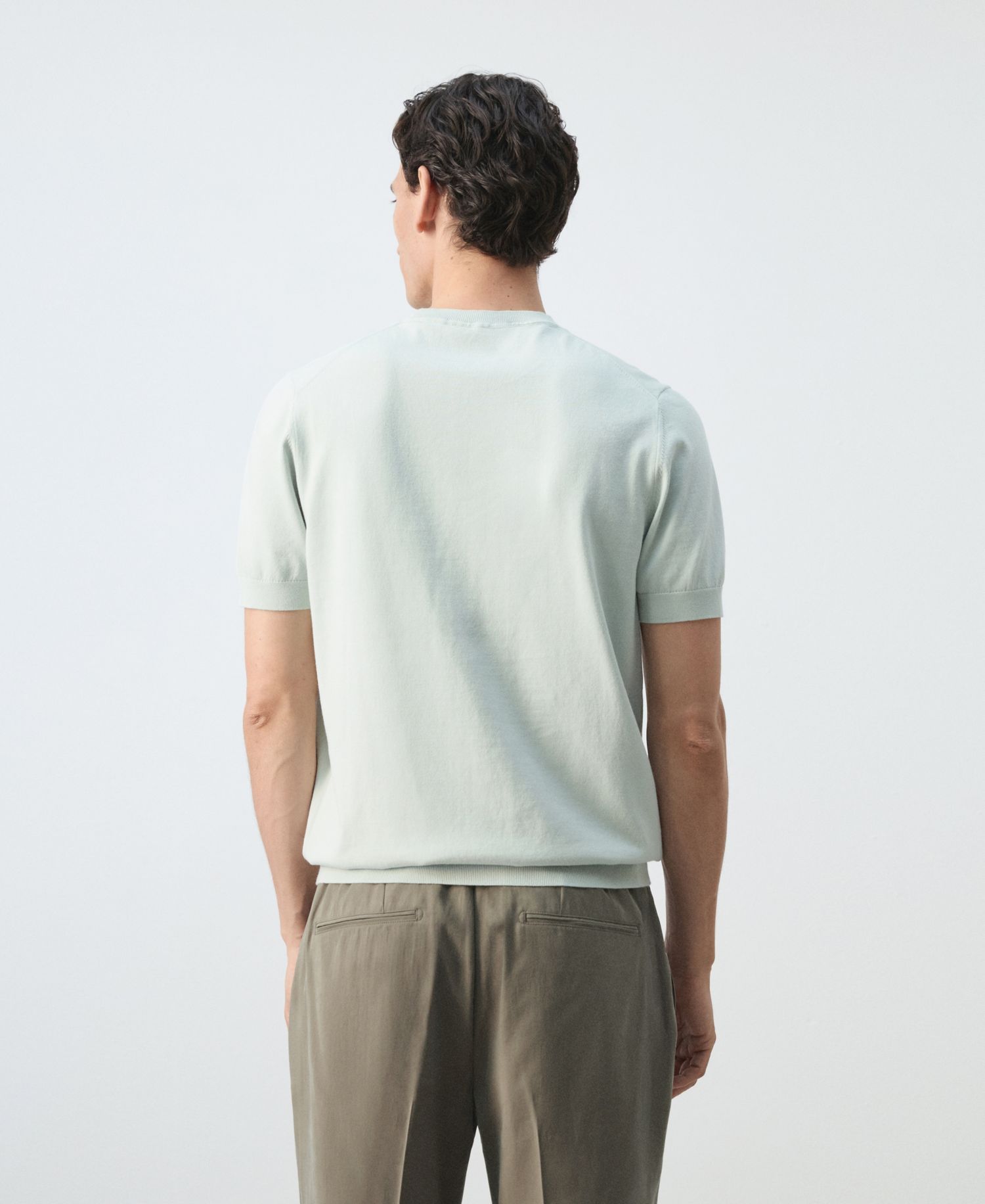 Men's Cotton Fine-Knit T-Shirt
