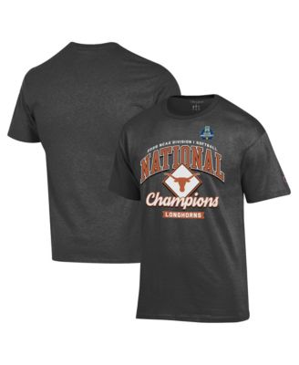 Men's Gray Texas Longhorns 2026 NCAA Softball Women's College World Series National Champions Locker Room T-Shirt