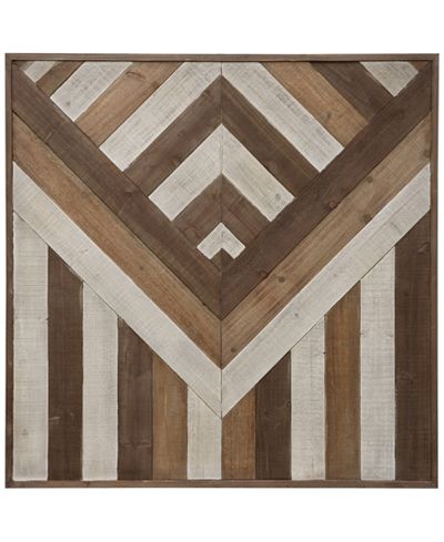 Square Pieced Wood Wall Art
