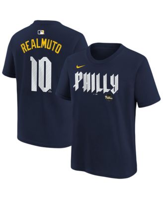 Big Boys and Girls J.T. Realmuto Navy Philadelphia Phillies City Connect Name & Number T-Shirt