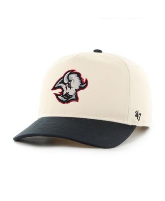 Men's Cream/Black Buffalo Sabres Logo Hitch Adjustable Hat