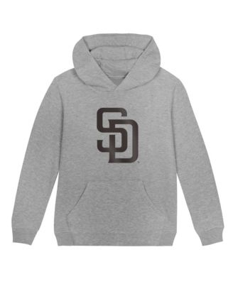Preschool Heather Gray San Diego Padres Primary Logo Fleece Hoodie