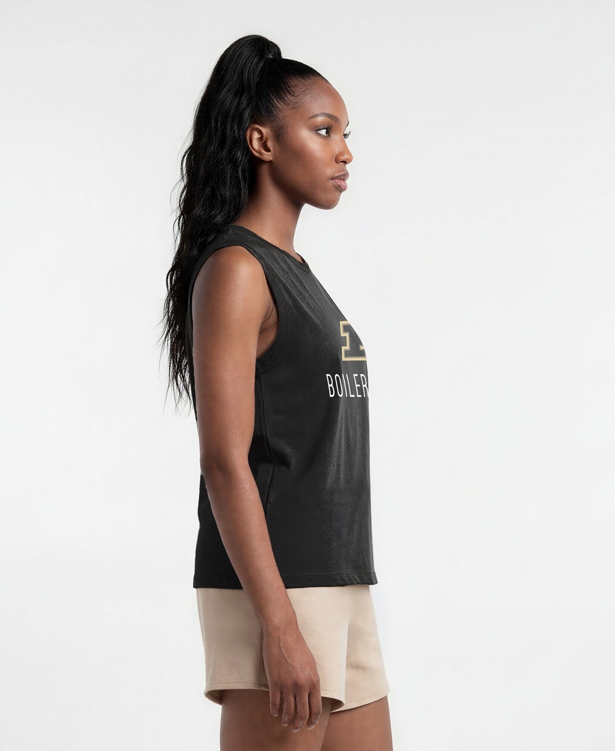 Champion Women's Black Purdue Boilermakers Lifestyle Tank Top
