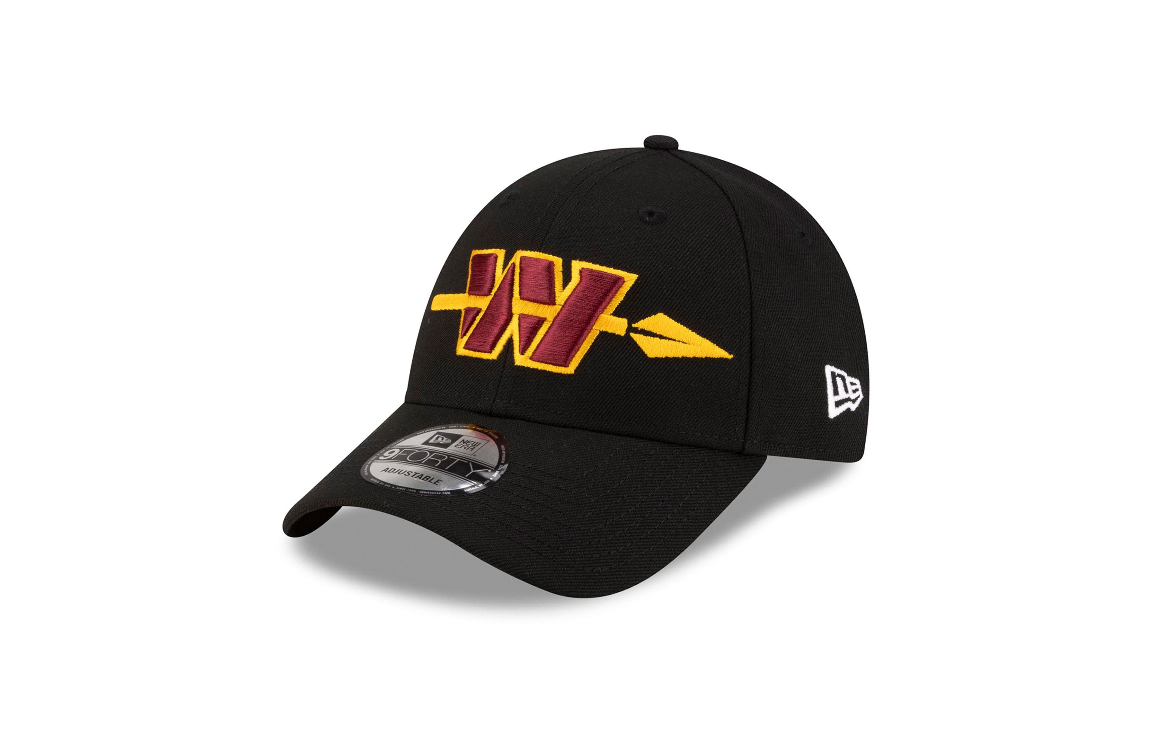 New Era Men's Black Washington Commanders Alternate 9FORTY Adjustable Hat